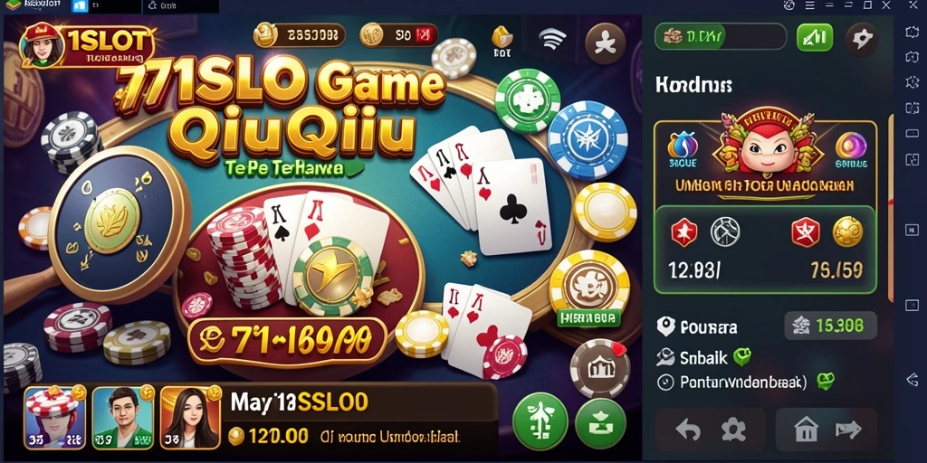 Tampilan gameplay QiuQiu yang menarik dan seru di 171SLOT.