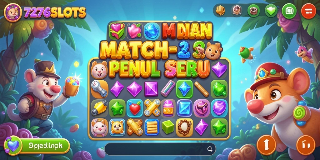 Tampilan gameplay yang seru dan menantang di 7276SLOTS.