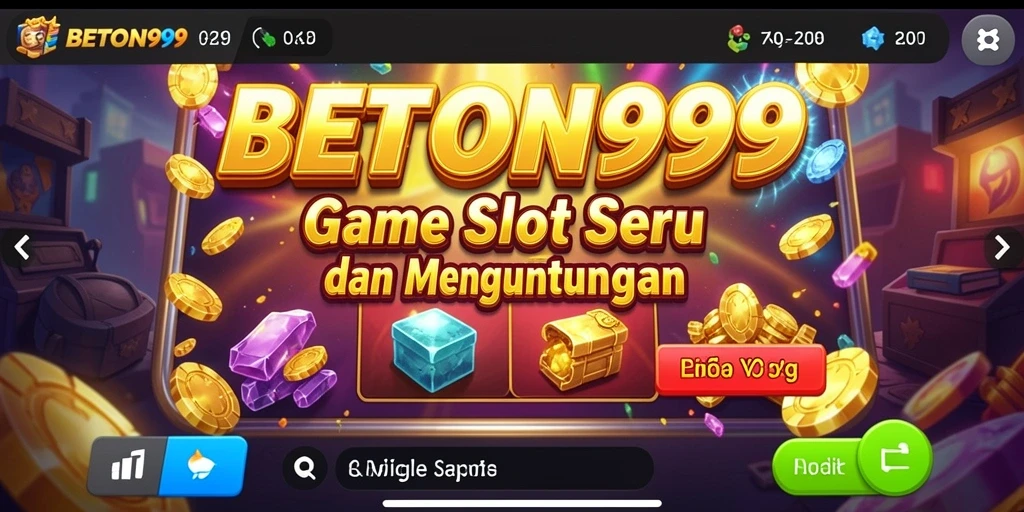 Tampilan gameplay BETON999 yang menarik dan mengasyikkan.