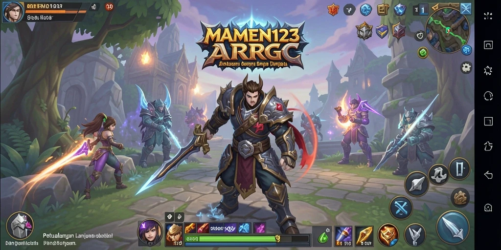 Tampilan gameplay MAMEN123 yang mendebarkan dan menantang.
