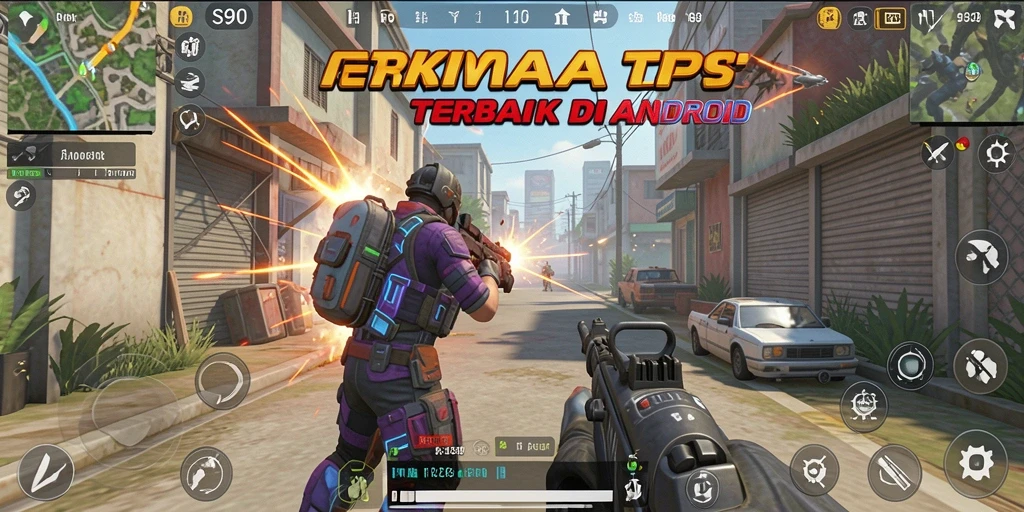 Tangkapan layar dari aksi seru dalam permainan TPS S80.