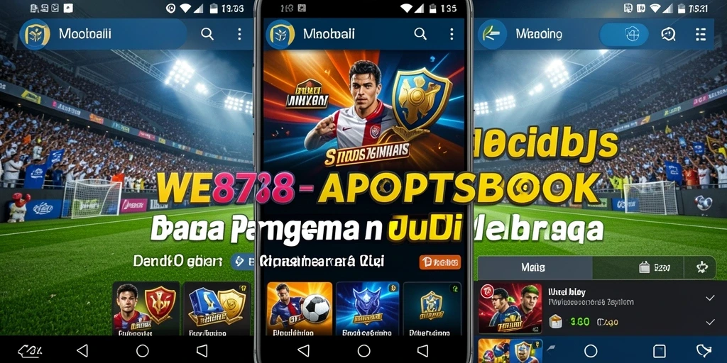 Tampilan utama WE878 menampilkan berbagai pilihan taruhan olahraga.